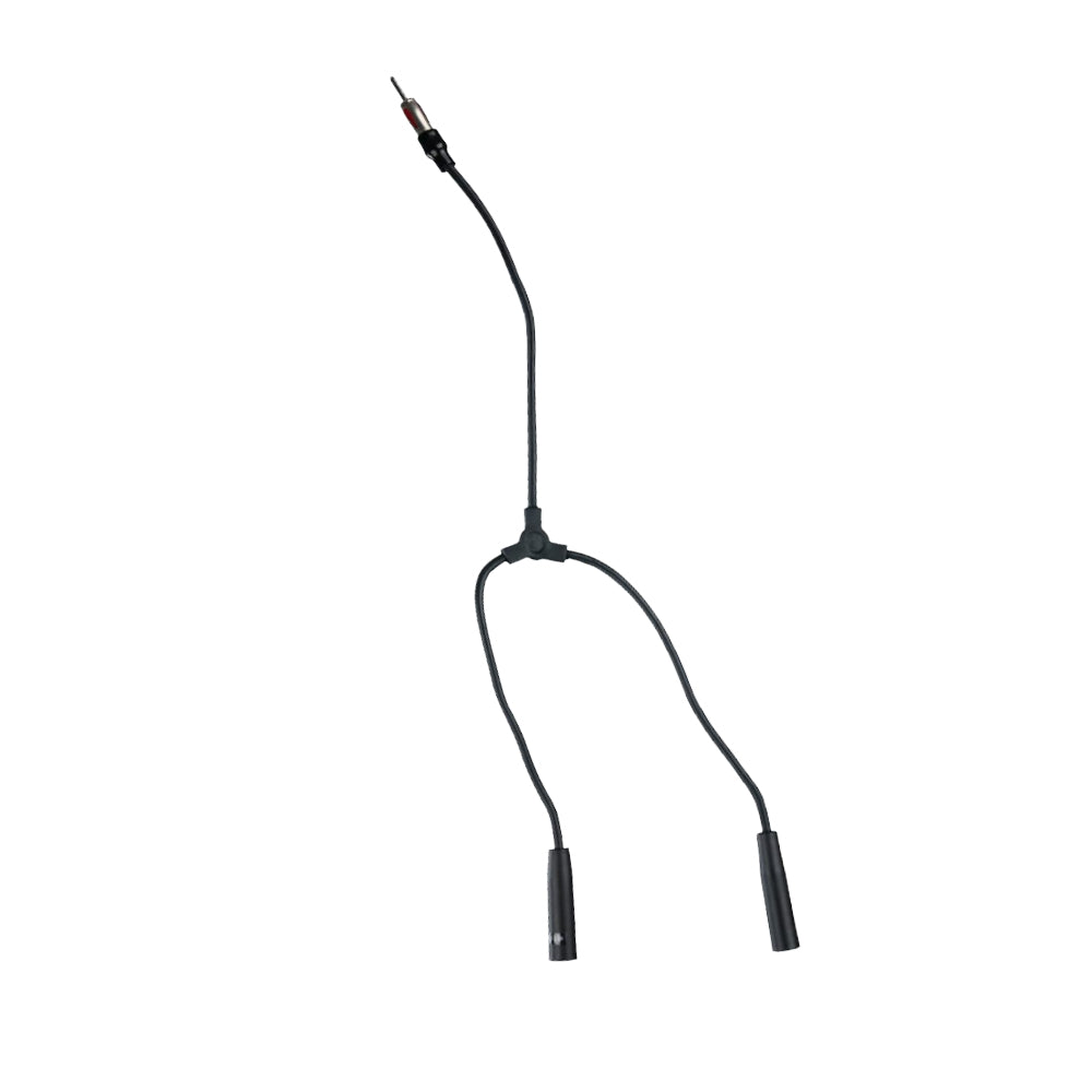 UNIVERSAL AERIAL ADAPTER 1 X MALE TO 2 X FEMALE SOCKETS