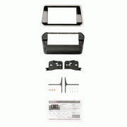 FITTING KIT NISSAN SENTRA 2020 - UP DOUBLE DIN (GLOSS BLACK / SILVER TRIM)