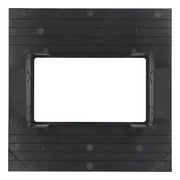 FITTING KIT UNIVERSAL RADIO DASH KIT DOUBLE DIN HOLE (BLACK)