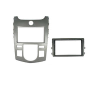 FITTING KIT KIA CERATO 2008 - 2012 DOUBLE DIN (AUTO AIRCON ONLY) (SILVER)