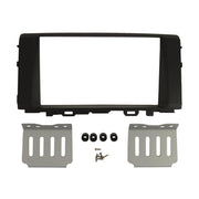 FITTING KIT KIA RIO 2017 ON DOUBLE DIN (WITH SIDE BRACKETS) (BLACK)