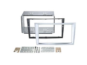 FITTING KIT HOLDEN CAPTIVA 5 , ASTRA 2004 - 2015 DOUBLE DIN (WITH CENTRE CREASE) (MATT CHROME)