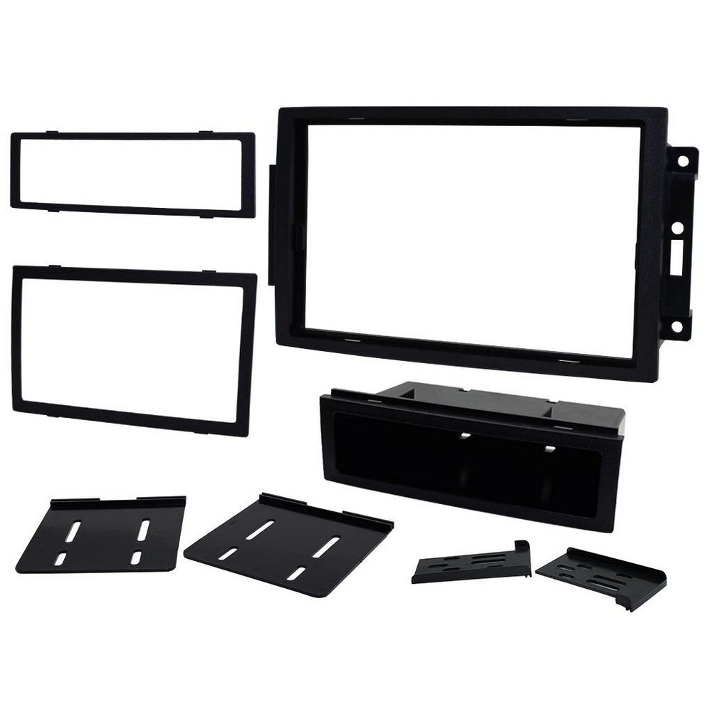 FITTING KIT CHRYSLER / DODGE / JEEP 2005 - 2008 DIN & DOUBLE DIN (WITH OEM NAVIGATION) (BLACK)
