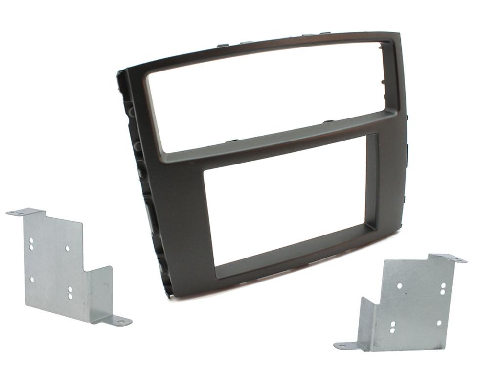 FITTING KIT MITSUBISHI PAJERO 2006 - 2014 DOUBLE DIN (DARK GREY)