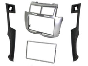 FITTING KIT TOYOTA YARIS VITZ 2007 - 2011 DOUBLE DIN (SILVER / BLACK)