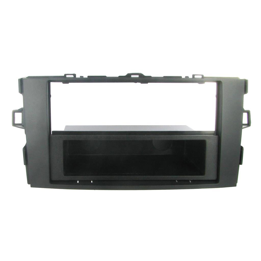 FITTING KIT TOYOTA HATCHBACK COROLLA , BLADE, AURIS 2006 - 2013 DIN ONLY (KIT 120MM HIGH)(DARK GREY)