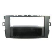 FITTING KIT TOYOTA HATCHBACK COROLLA , BLADE, AURIS 2006 - 2013 DIN ONLY (KIT 120MM HIGH)(DARK GREY)
