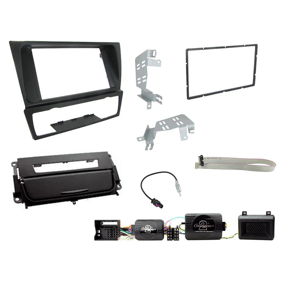FITTING KIT BMW 3 SERIES (E90, 91, 92, 93) 2005 - 2012 (NON AMPED) (AUTO AIR CON) (WITHOUT OEM NAVI)