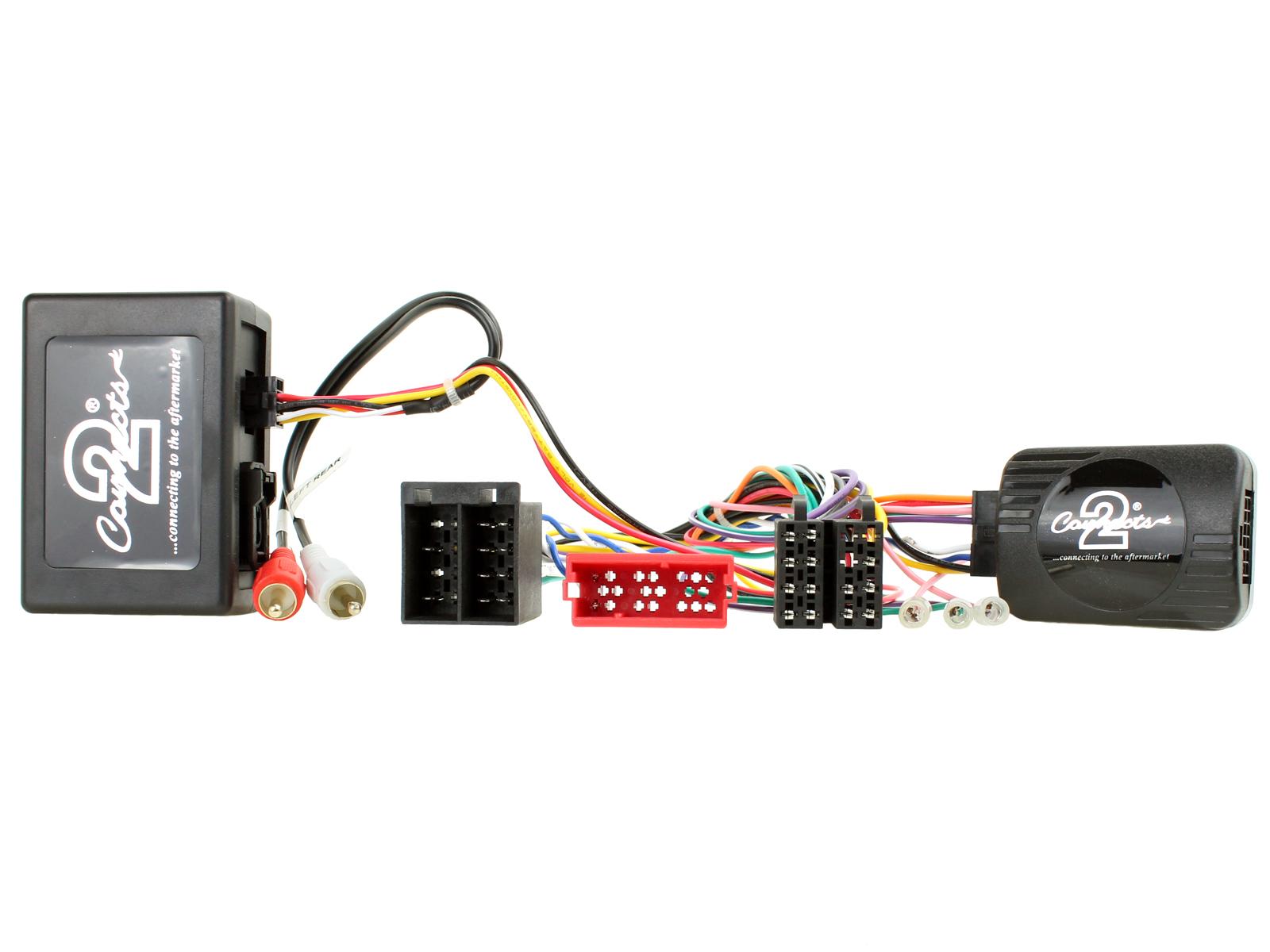 SWC HARNESS PORSCHE 911 (997), BOXSTER (987) , CAYMAN (987C) 2004 - 2009 (MINI ISO)(FIBRE OPTIC AMP)