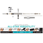 IWATA GRAVITY AIRBRUSH ECLIPSE TAKUMI SIDE FEED DUAL ACTION 0.35MM