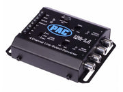PAC 4 CH ACTIVE LINE OUT CONVERTER WITH AUTO TURN ON FOR AMP INSTALLATION 20V / 100W