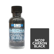 SMS AIRBRUSH PAINT ACRYLIC LACQUER MECHA CARBON BLACK 30ML