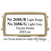 FITTING KIT TOYOTA SIENTA 2003 ON (LIGHT GREY)