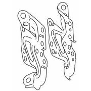 RADIO BRACKETS TOYOTA LAND CRUSIER 70 SER.08/2014 ON SIDE BKTS