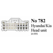 HYUNDAI / KIA 24 PIN HEAD UNIT HOOK UP