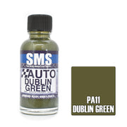 SMS AIRBRUSH PAINT ACRYLIC LACQUER AUTO DUBLIN GREEN 30ML
