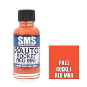 SMS AIRBRUSH PAINT ACRYLIC LACQUER AUTO ROCKET RED MKII 30ML