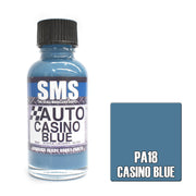 SMS AIRBRUSH PAINT ACRYLIC LACQUER AUTO COLOUR CASINO BLUE S30ML