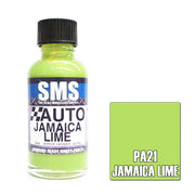 SMS AIRBRUSH PAINT ACRYLIC LACQUER AUTO COLOUR JAMAICA LIME 30ML