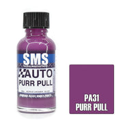 SMS AIRBRUSH PAINT ACRYLIC LACQUER AUTO COLOUR PURR PULL 30ML