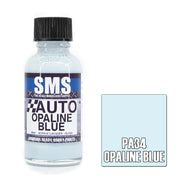 SMS AIRBRUSH PAINT ACRYLIC LACQUER AUTO COLOUR OPALINE BLUE 30ML