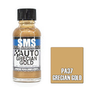 SMS AIRBRUSH PAINT ACRYLIC LACQUER AUTO COLOUR GRECIAN GOLD 30ML