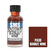 SMS AIRBRUSH PAINT ACRYLIC LACQUER AUTO COLOUR BRONZE WINE 30ML