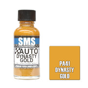 SMS AIRBRUSH PAINT ACRYLIC LACQUER AUTO COLOUR DYNASTY GOLD 30ML
