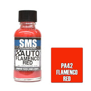 SMS AIRBRUSH PAINT ACRYLIC LACQUER AUTO COLOUR FLAMENCO RED