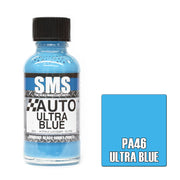 SMS AIRBRUSH PAINT ACRYLIC LACQUER AUTO COLOUR ULTRA BLUE 30ML