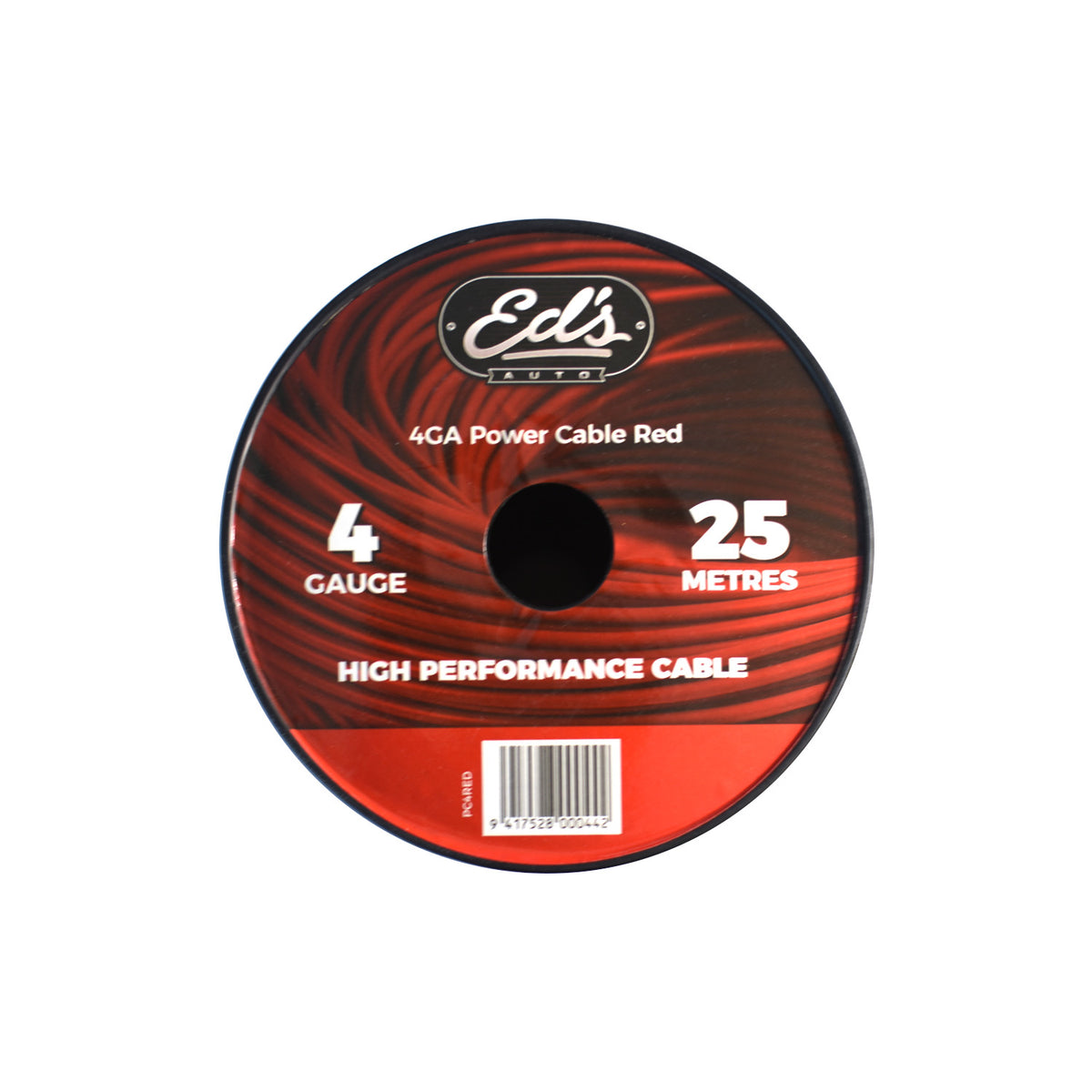 EDS 4 GAUGE 21.2MM2 CCA POWER CABLE MATT FLEXIBLE FROSTED RED 25 METRE ...