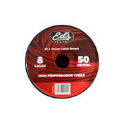 EDS 8 GAUGE 8.35MM2 CCA POWER CABLE MATT FLEXIBLE FROSTED BROWN 50 METRES