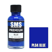 SMS AIRBRUSH PAINT ACRYLIC LACQUER PREMIUM BLUE 30ML