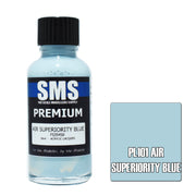 SMS AIRBRUSH PAINT ACRYLIC LACQUER PREMIUM AIR SUPERIORITY BLUE 30ML