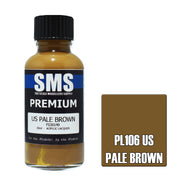 SMS AIRBRUSH PAINT ACRYLIC LACQUER PREMIUM US PALE BROWN 30ML 30ML