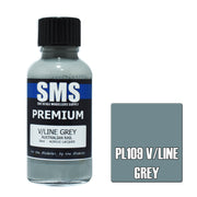 SMS AIRBRUSH PAINT ACRYLIC LACQUER PREMIUM V/LINE GREY 30ML