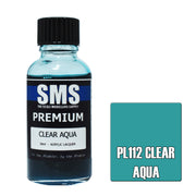 SMS AIRBRUSH PAINT ACRYLIC LACQUER PREMIUM CLEAR AQUA 30ML