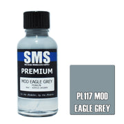 SMS AIRBRUSH PAINT ACRYLIC LACQUER PREMIUM MOD EAGLE GREY 30ML