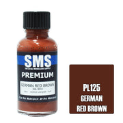 SMS AIRBRUSH PAINT ACRYLIC LACQUER PREMIUM GERMAN RED BROWN 30ML