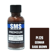 SMS AIRBRUSH PAINT ACRYLIC LACQUER PREMIUM GERMAN DARK BROWN 30ML