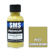 SMS AIRBRUSH PAINT ACRYLIC LACQUER PREMIUM GERMAN BROWN 30ML
