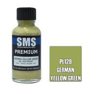 SMS AIRBRUSH PAINT ACRYLIC LACQUER PREMIUM GERMAN YELLOW GREEN 30ML