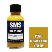 SMS AIRBRUSH PAINT ACRYLIC LACQUER PREMIUM GERMAN SAND YELLOW 30ML