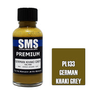 SMS AIRBRUSH PAINT ACRYLIC LACQUER PREMIUM GERMAN KHAKI GREY 30ML