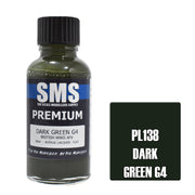 SMS AIRBRUSH PAINT ACRYLIC LACQUER PREMIUM DARK GREEN G4 30ML