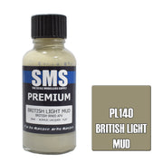 SMS AIRBRUSH PAINT ACRYLIC LACQUER PREMIUM BRITISH LIGHT MUD 30ML
