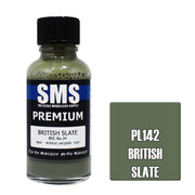 SMS AIRBRUSH PAINT ACRYLIC LACQUER PREMIUM BRITISH SLATE 30ML