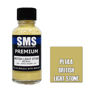 SMS AIRBRUSH PAINT ACRYLIC LACQUER PREMIUM BRITISH LIGHT STONE 30ML