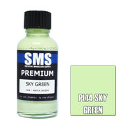 SMS AIRBRUSH PAINT ACRYLIC LACQUER PREMIUM SKY GREEN 30ML