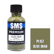 SMS AIRBRUSH PAINT ACRYLIC LACQUER PREMIUM OLIVE DRAB SCC NO.15 30ML
